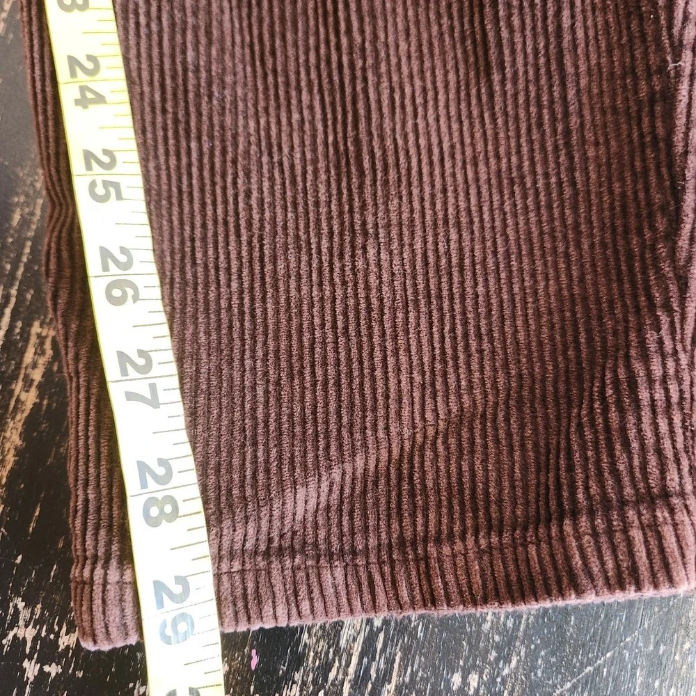 VTG Lauren Ralph Lauren‎ Corduroy Pants Womens 12 Brown Wide Wale Straight Leg